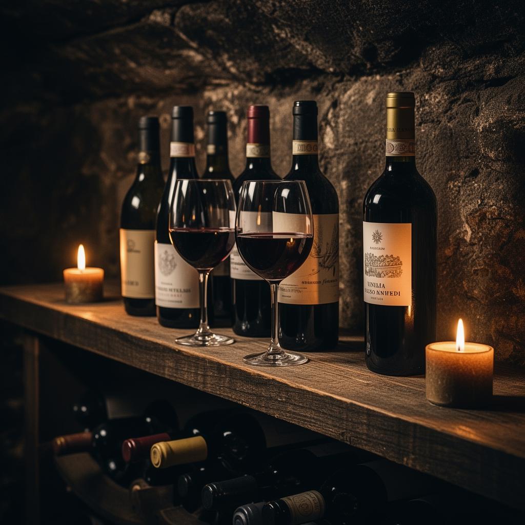 Italian wine selection